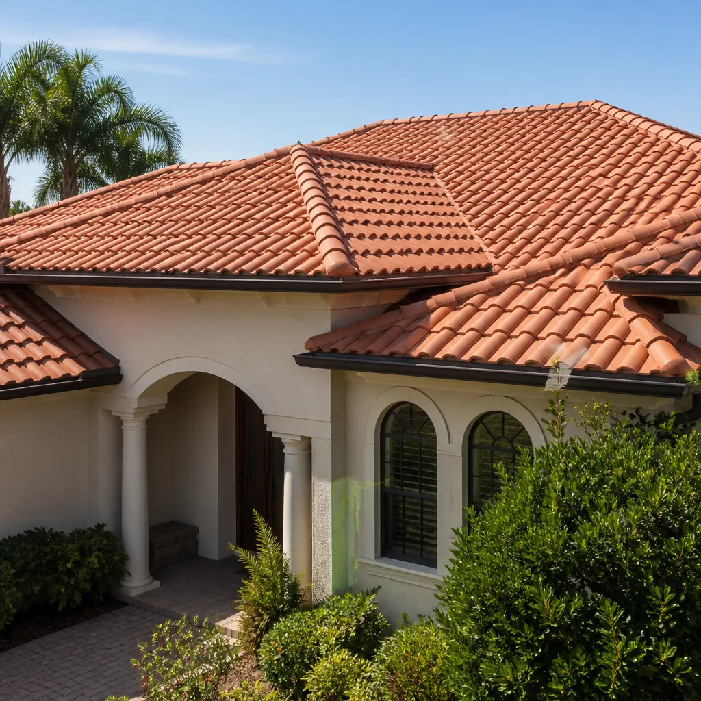 Tile roofing